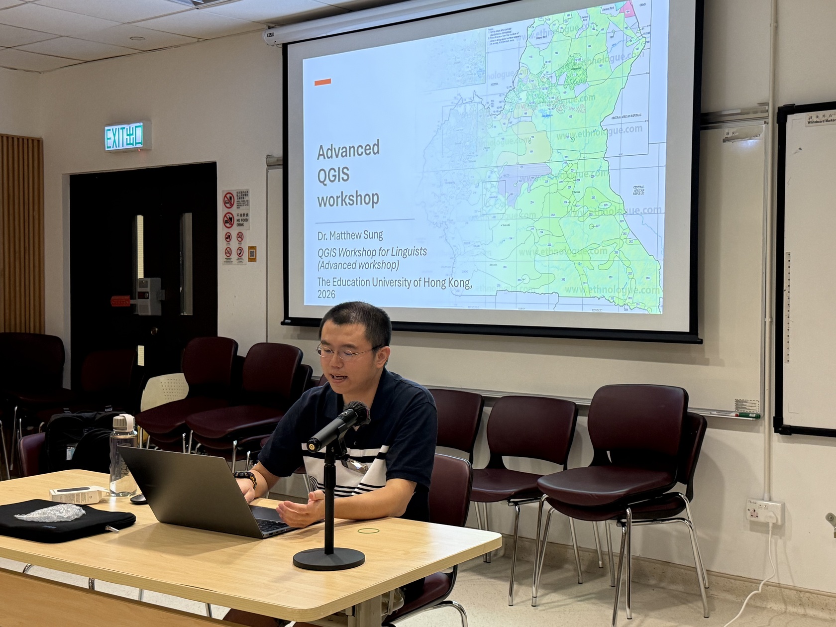 Poster for QGIS Workshop: Data Visualisation Tools for Linguists