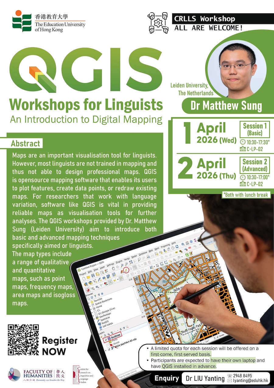 QGIS Workshop: Data Visualisation Tools for Linguists